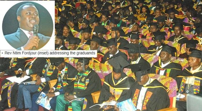 A Section of the graduands