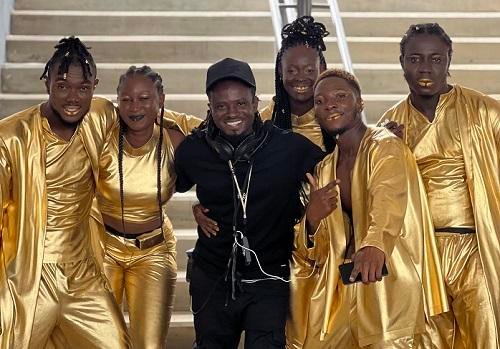 • E-Flex GH with some dancers at the opening ceremony of the 13th African Games