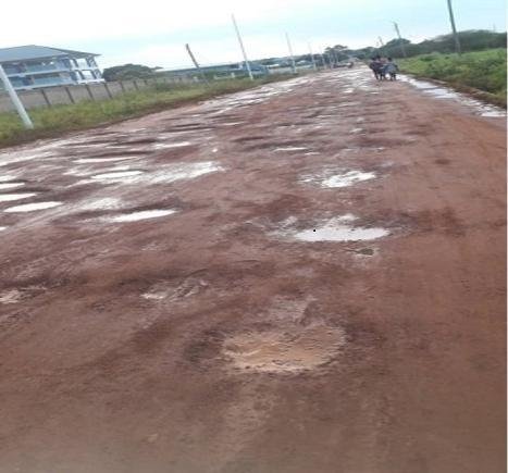 • The deteriorating nature of the road