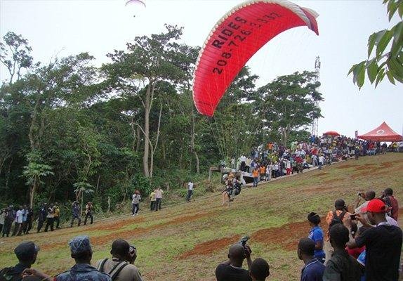 Ghanaians  having fun at Kwahu