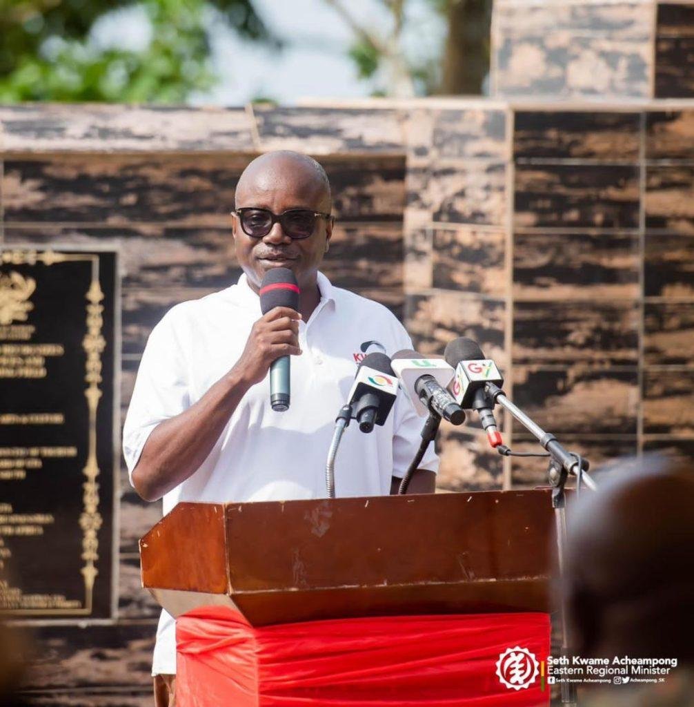 Mr. Kwasi Agyeman, Chief Executive Officer of Ghana Tourism Authority giving keynote address