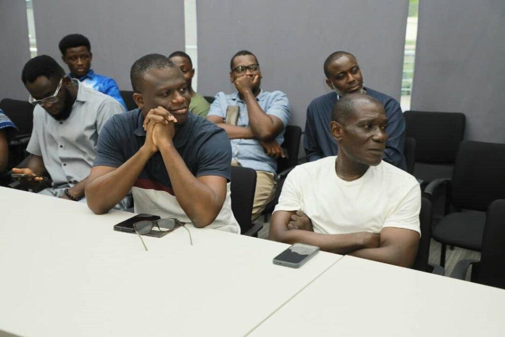 Some media personnel at the event