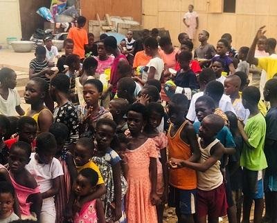 • Some of the children feted to mark Eid-ul-fitr