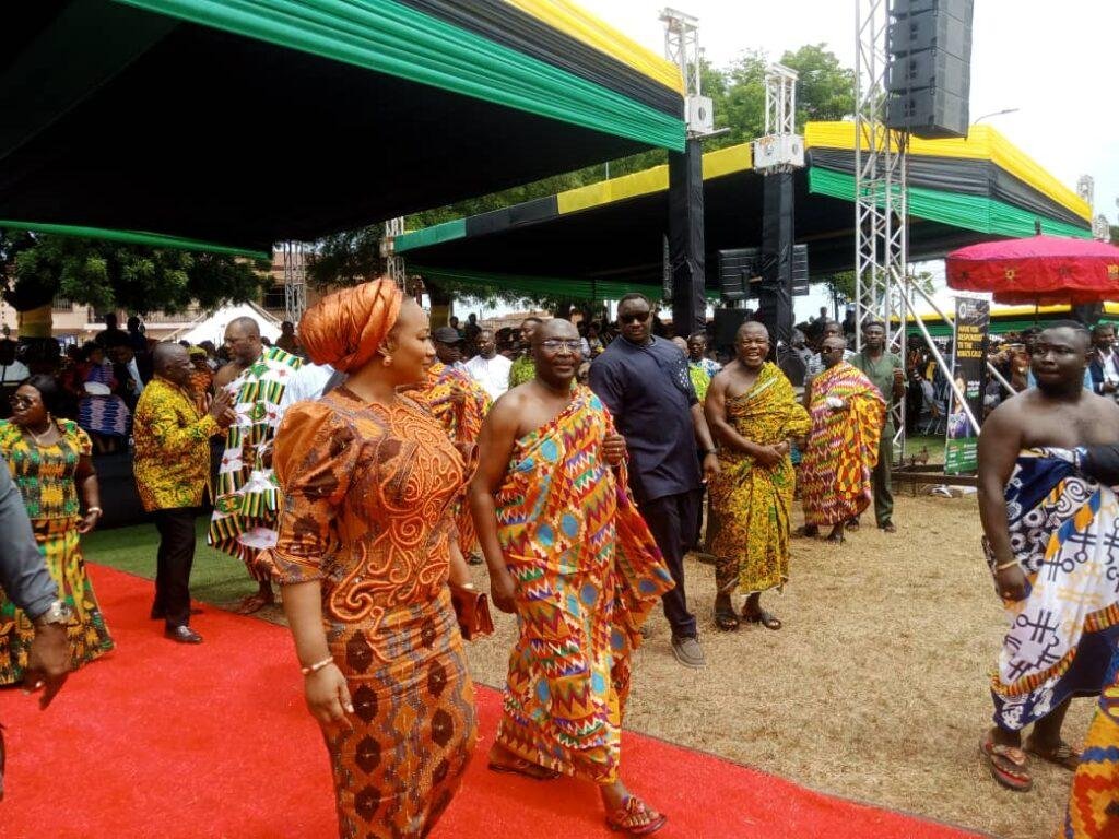 Dr Mahamudu Bawumia at the durbar ground