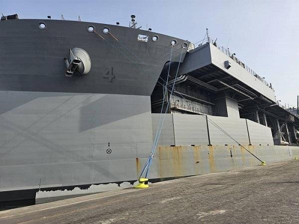 • The USS Hershel ‘Woody’ Williams ship