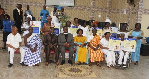 Pastor Samuel Kwesi Bonney(seated middle)with the retirees and other members of the church