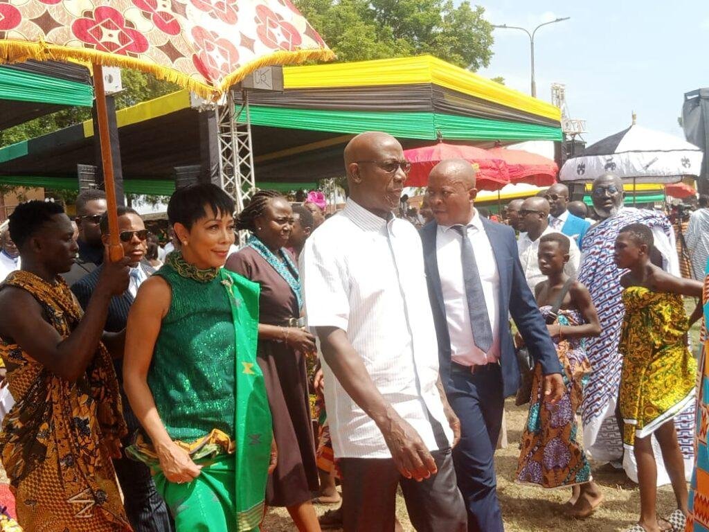 The Prime Minister of Trinidad and Tobago, Dr Keith Christopher Rowley arrives at the durbar