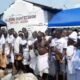 • Nii Ashittey Tetteh and Foli Bebe Mathias in a group photograph with the family members