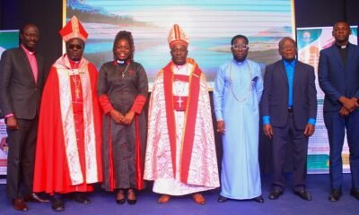 • Rev. Dansu (third from left) with other officiating ministers at the event