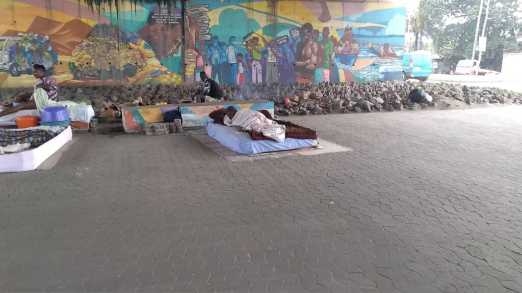 Some people have turned the place to their bedroom
