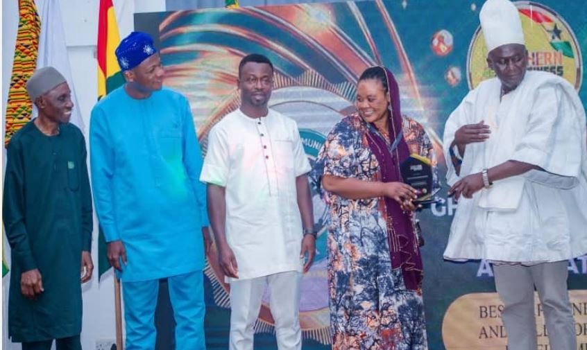 Alhaji Osman Abdel-Rahman, NGO officials and others at awards ceremony