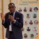 • Dr Hiadzi (Inset) addressing participants at the event