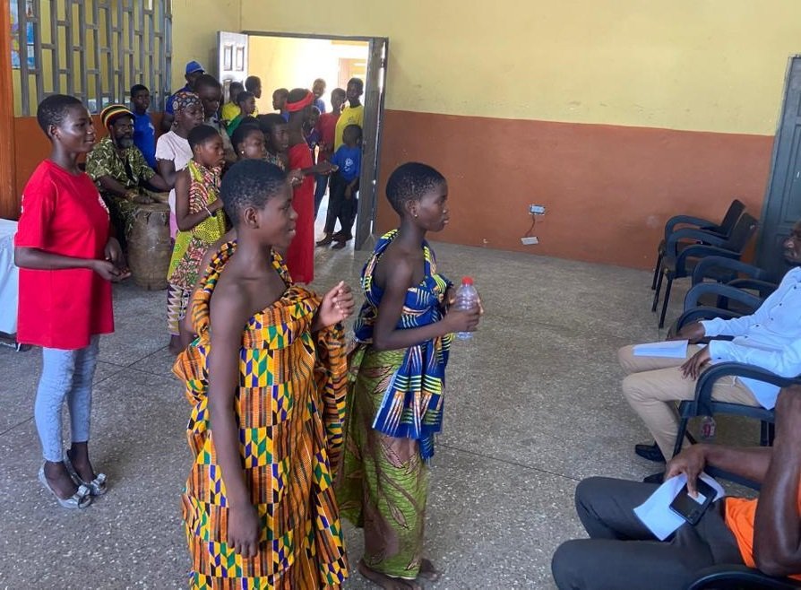 • The Street Academy children in one of the cultural performances