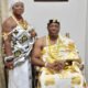 Alajo Mantsɛ, Nii Armah Ajoor II (right) with Naa Ayeley Osongor I