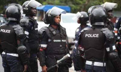 • Some policemen on duty