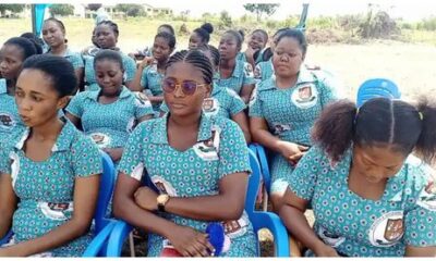 Some students of the Odumase-Krobo Nursing and Midwifery Training College