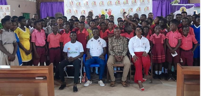 A group picture of the participating schools and NCCE officials