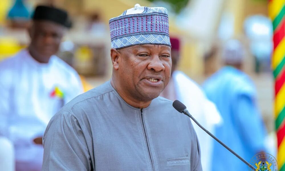President Mahama speaking at the programme (2)