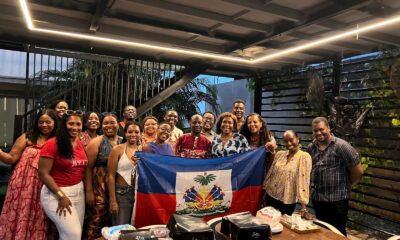 A section of the Hatians that attended the Flag Day ceremony