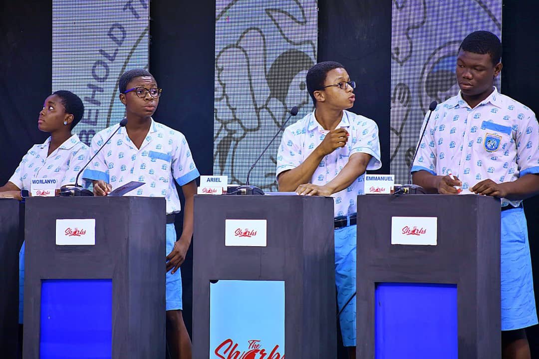 Ama Nyanta, Awadzi Worlanyo, Ariel Naatu, and Asante Emmanuel on stage