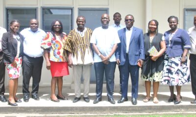 • Dr. Wilfred Ochan (fitth from right) with Mr. Martin Adu-Owusu [fourth from right] and Staff UNFPA and NTC after the meeting Photo: Okai Elizabeth