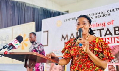 Madam Dorcas Salamatu Alhassan addressing guests and trainees at the launch
