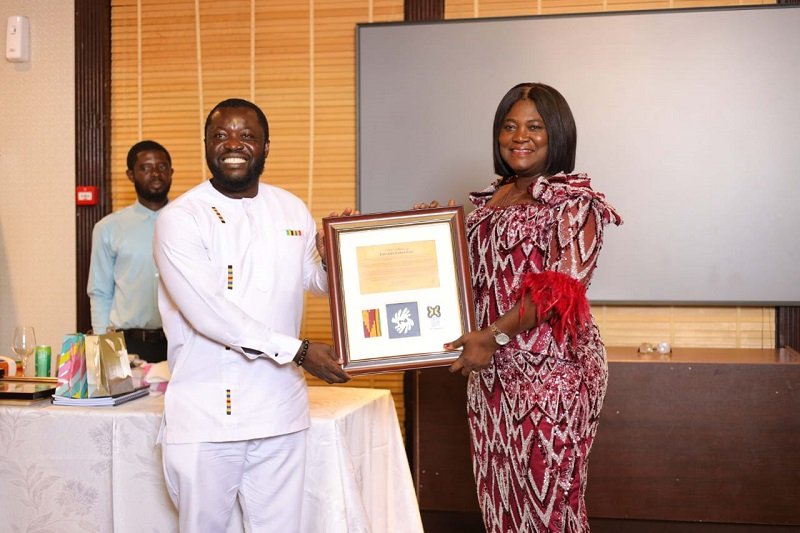 • Mr Kofi Atta Kakra Kusi being honoured