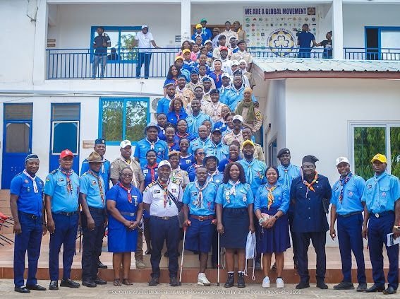 • Scout- Executives of the Fellowship and participants after the programme