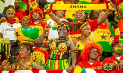 Some Ghanaians jubilating after Black Stars win