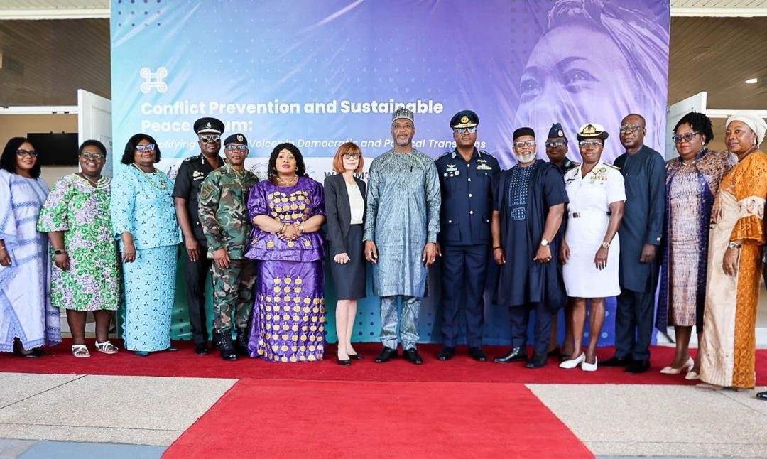• Alhaji Muntaka flanked by other participants at the forum