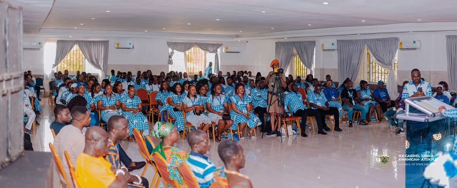 A cross section of members of the foundation at the event