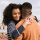 • A simple hug can strengthen a couple’s bond.
