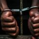 A student being jailed