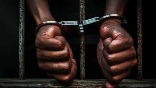 A student being jailed