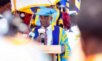 • Acting Vice Chancellor of RMU adressing the graduands