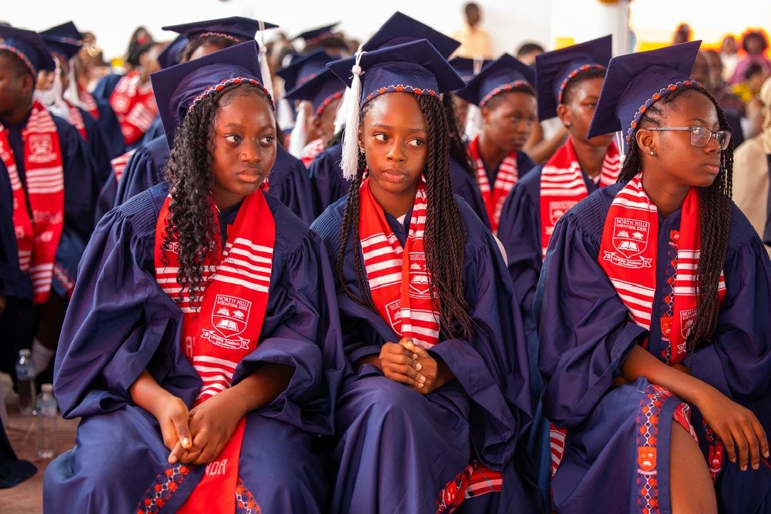 Graduands at the ceremony
