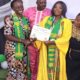 • Mrs Cecelia Agyei Amoako with the best student