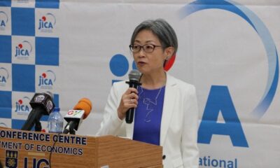 • Prof. Hayashi speaking at the event