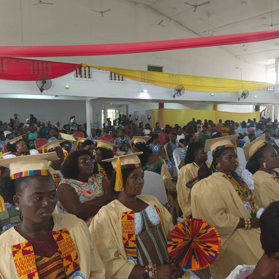 Some graduands at the ceremony