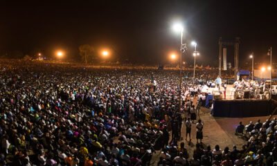 A section of Christians at a crusade ground