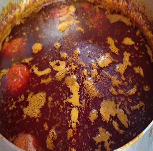 Kpoikpoi can served with palmnut soup