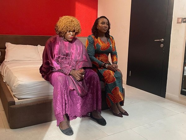 Melvin Dain with Naa Ashokor