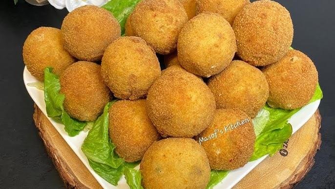 Corned beef yam balls