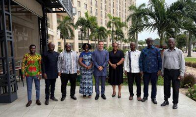 • Dr. Leandro Medina(middle), outgoing IMF Resident Representative in a grouo photograph with some CSO representative