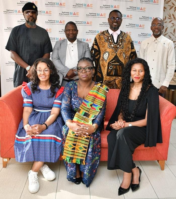 • Ghana and South African delegation in a group photograph