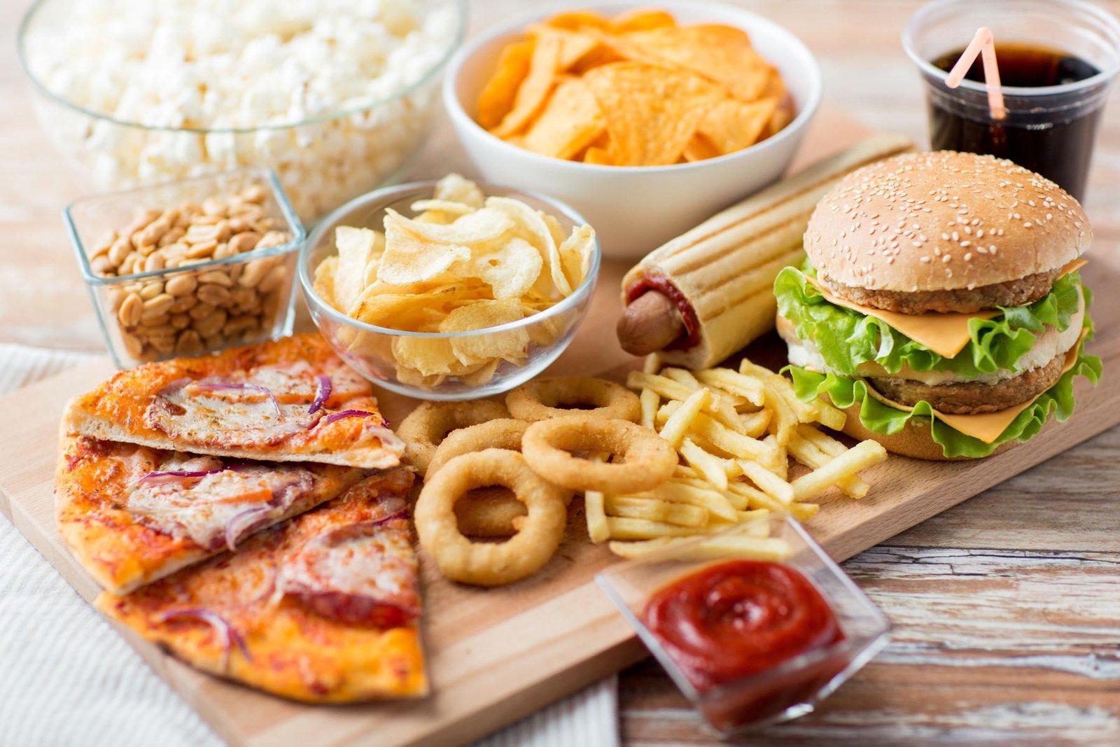 Junk foods are unhealthy