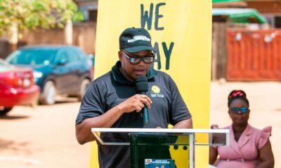 Mr Evans Sinkari addressing the audience