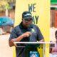 Mr Evans Sinkari addressing the audience