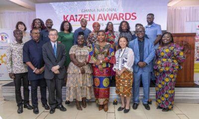 • Ms Ansei (fourth from left), Mr Yoshimoto (third from left) with other dignitaries at the event