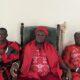 Nii Tunma seated (first from left) Nii Tackie Oblie (middle) and one of the traditional leaders of the family
